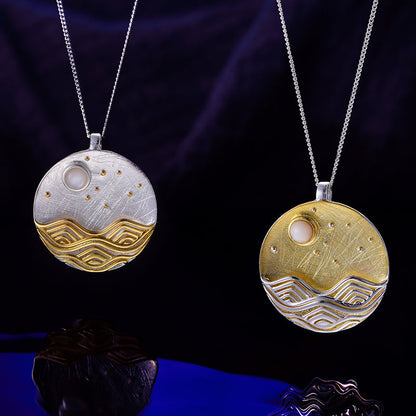 Moon Wave Necklace