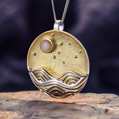 Moon Wave Necklace