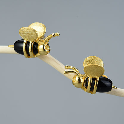 Small Bee Earrings