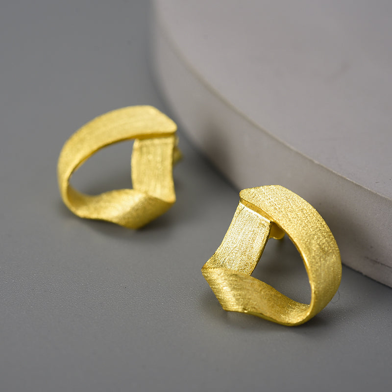 Triangular Geometric Stud Earrings