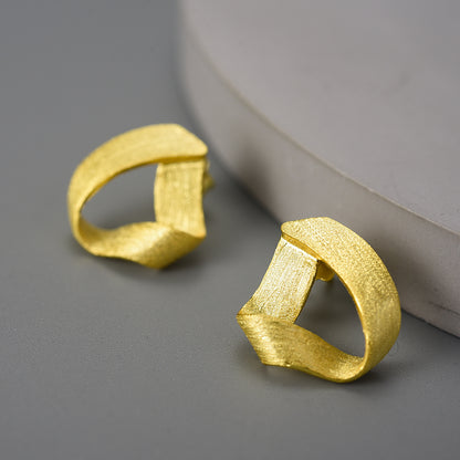 Triangular Geometric Stud Earrings