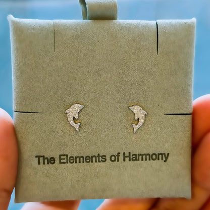 Little Dolphin Stud Earrings