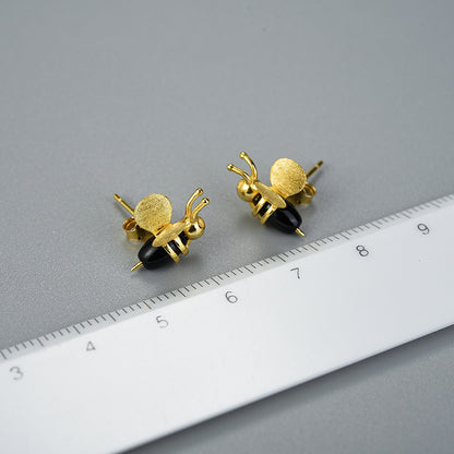 Small Bee Earrings