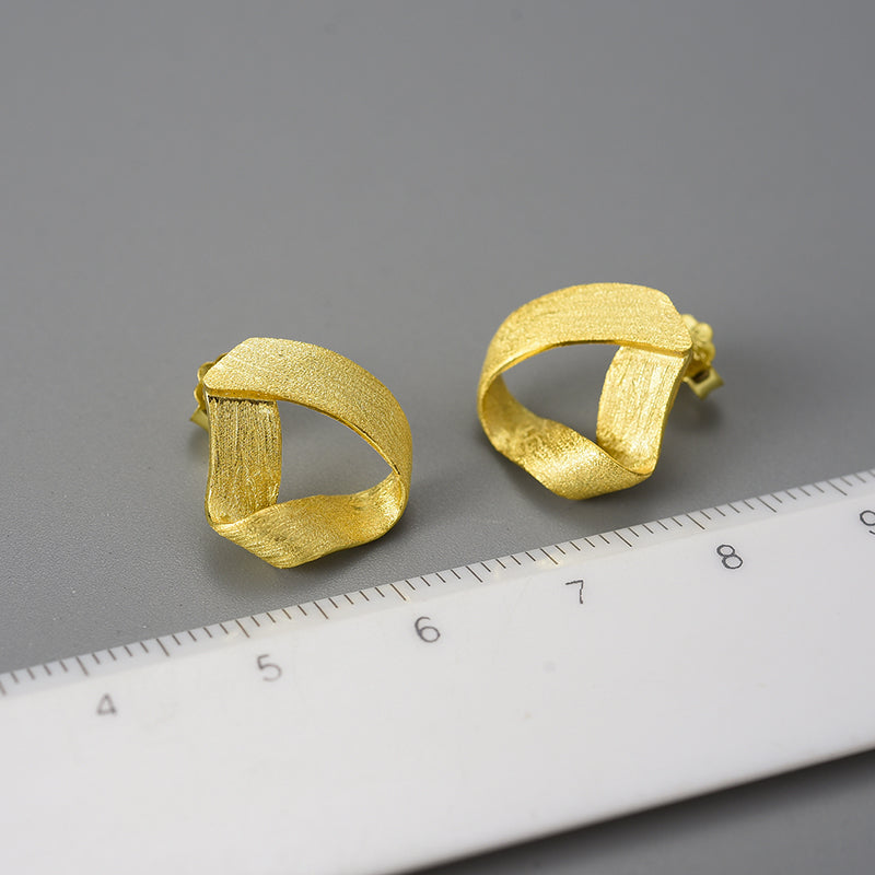 Triangular Geometric Stud Earrings