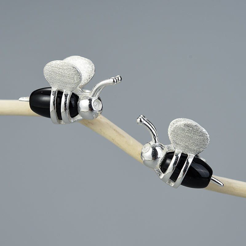 Small Bee Earrings