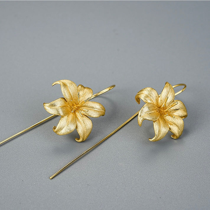 Lily Flower Earrings