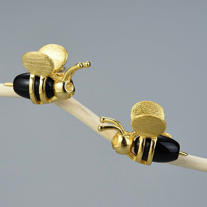 Small Bee Earrings