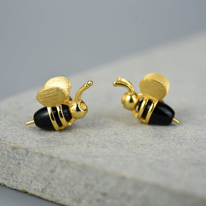 Small Bee Earrings