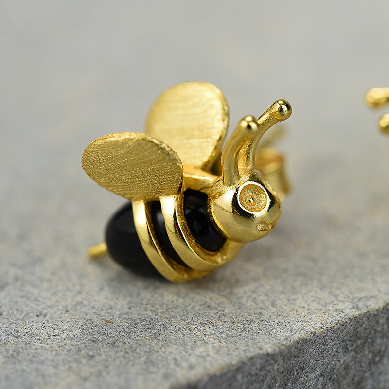 Small Bee Earrings