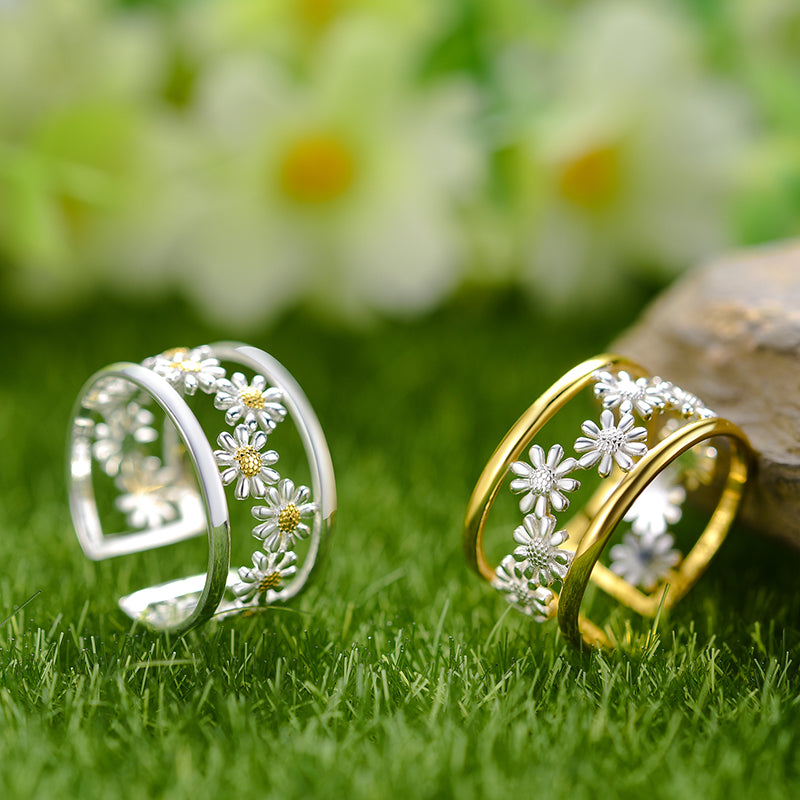 Daisy Flower Ring