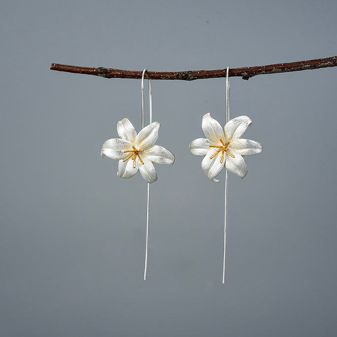 Lily Flower Earrings