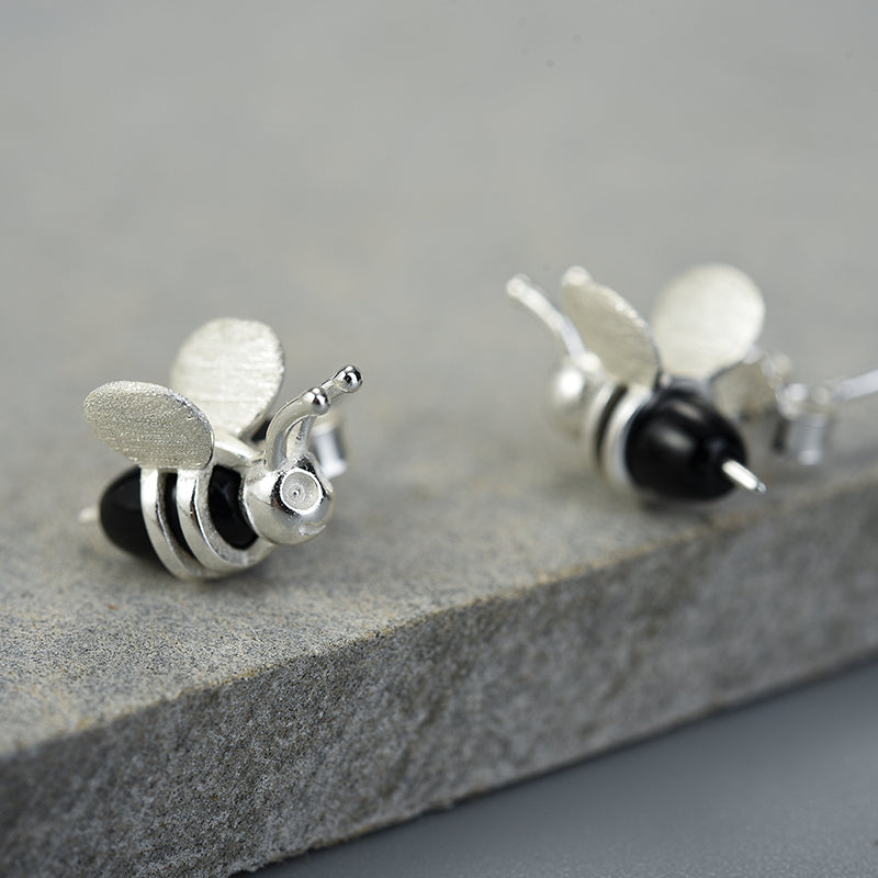 Small Bee Earrings