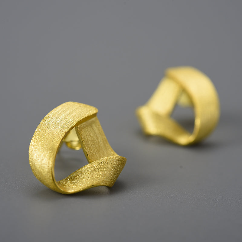 Triangular Geometric Stud Earrings