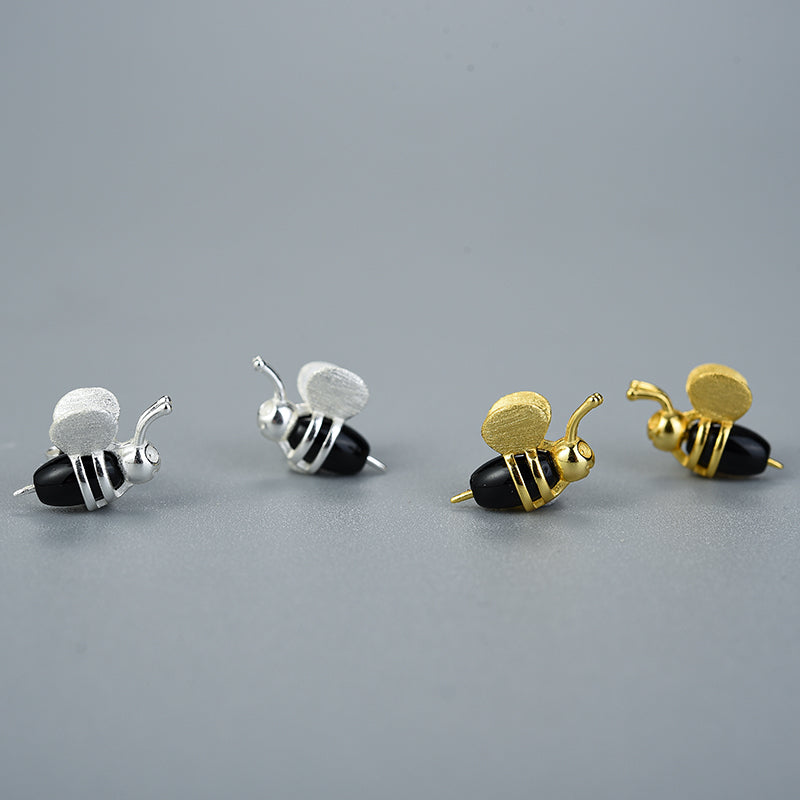 Small Bee Earrings