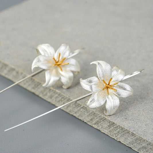 Lily Flower Earrings