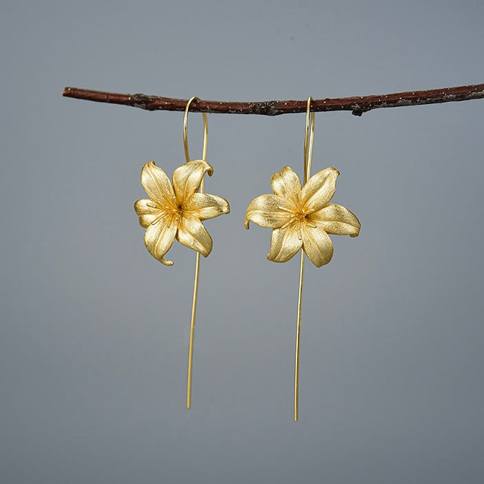 Lily Flower Earrings