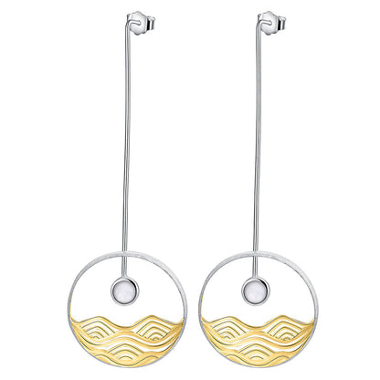 Moon Wave Earrings