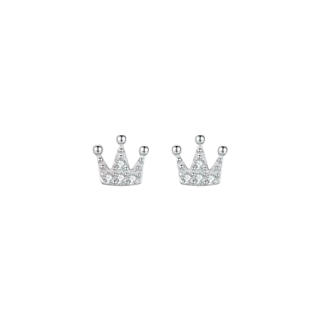 Little Crown Stud Earrings