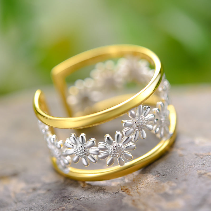 Daisy Flower Ring