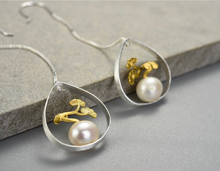 Bonsai Tree Dangle Earrings