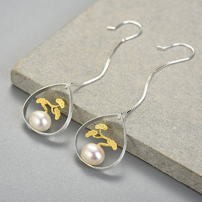 Bonsai Tree Dangle Earrings