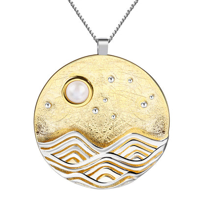 Moon Wave Necklace