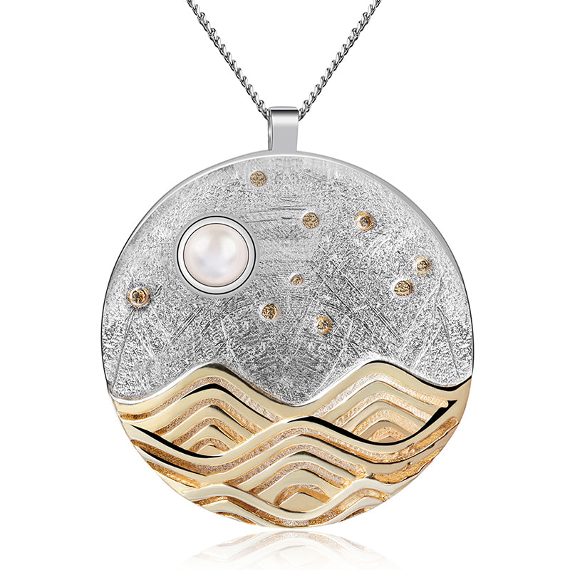 Moon Wave Necklace