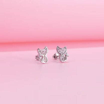 Little Cat Stud Earrings