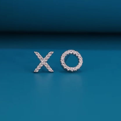 Love and Kiss Stud Earrings