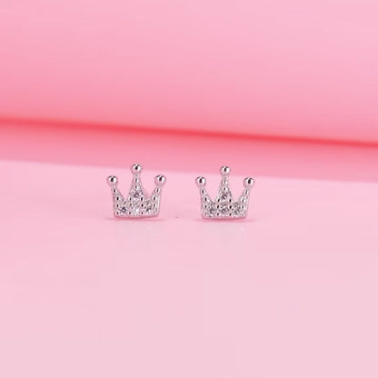 Little Crown Stud Earrings