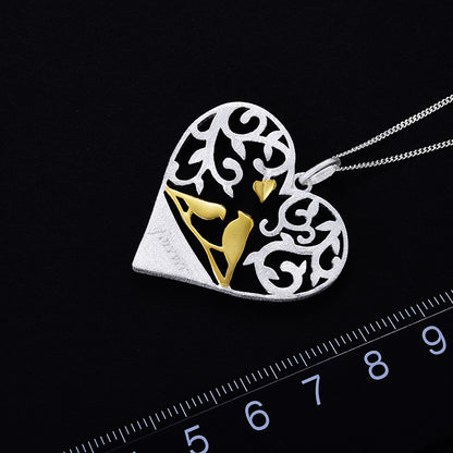 Heartfelt Love Pendant and Earrings Set