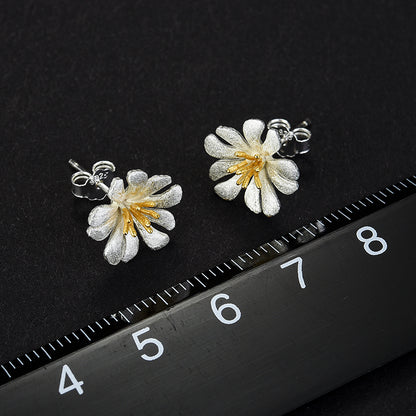 10 Petal Flower Earrings