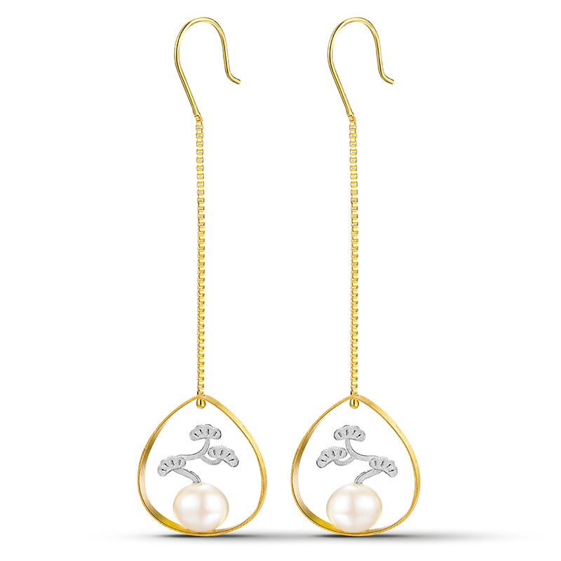 Bonsai Tree Dangle Earrings - The Elements of Harmony