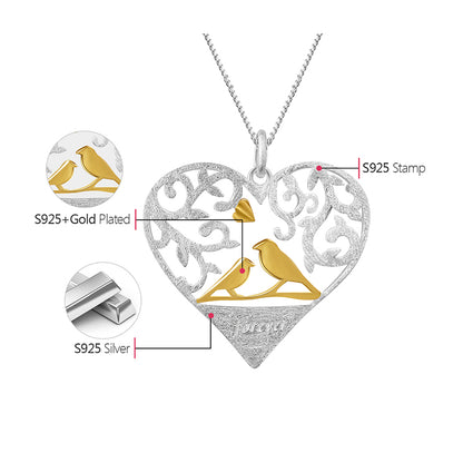 Heartfelt Love Pendant and Earrings Set