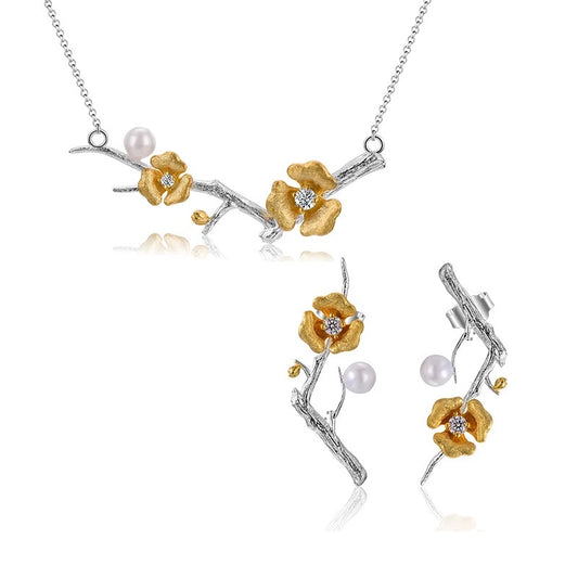 Plum Blossom Jewellery Set - The Elements of Harmony